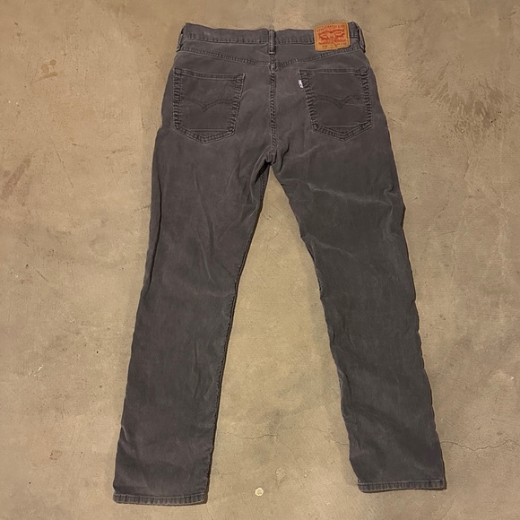 Gray Levi’s 514 Corduroy Pants - Picture 2 of 5